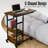 Rolling Bedside Table, Rolling Desk For Bed, C Table End Table, C Shaped Side Table, Over Bed Table, Adjustable Side Table, Bedside Desk, Bed Table With Wheels, Adjustable Couch Table, C Desk, Mobile