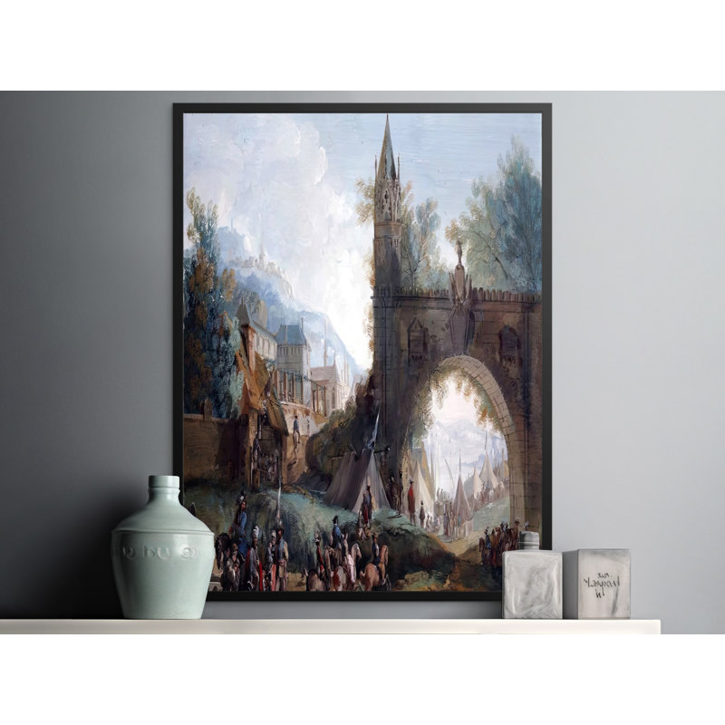 Mariami 1 Piece Floater Frame Wall Art, 16x24
