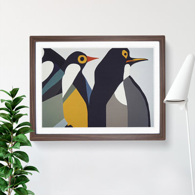 XH1022-6878X Penguins - Single Picture Frame Print