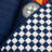 Xenia Navy Microfiber Reversible 4 Piece Quilt Set-297137025-297137030