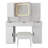 Large Vanity Table Set With LED Lighted Mirror-1769806286-1769806283