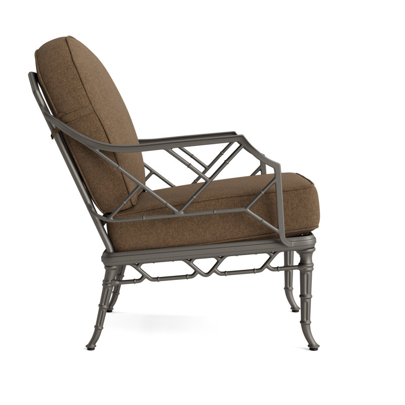 Calcutta Outdoor Lounge Chair, Mica, Fusion Moccasian
