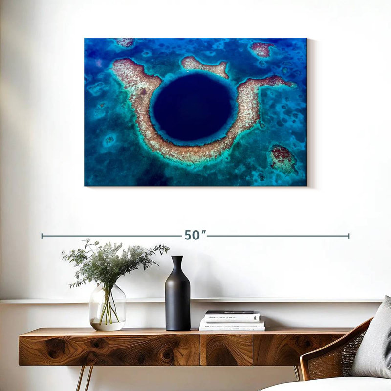 Antenne Tergel Great Blue Hole, H 24 po x l 36 po