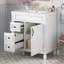 Meuble-lavabo de style français de 30 pouces avec lavabo en céramique durable et solutions de rangement intelligentes-397864618-397864623