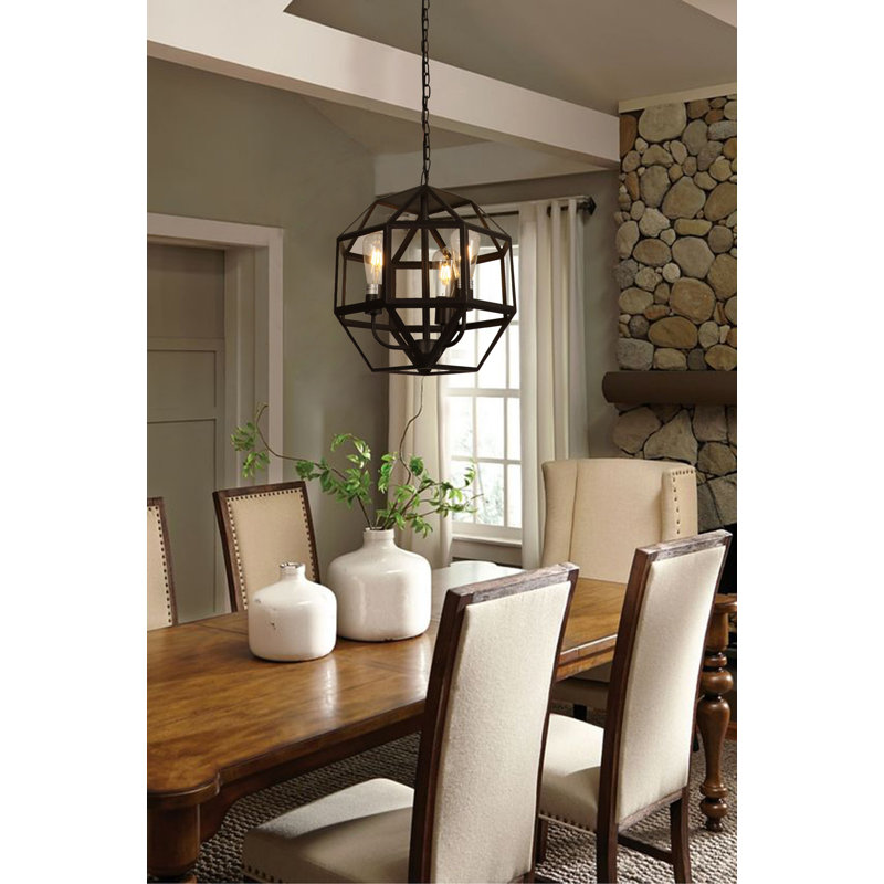 Ukani 3 - Light Geometric Chandelier