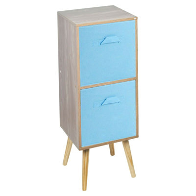 Melvyn 75cm H x 30cm W Wood Cube Bookcase