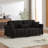 80''chenille fabric sofa with pillow-1126643204