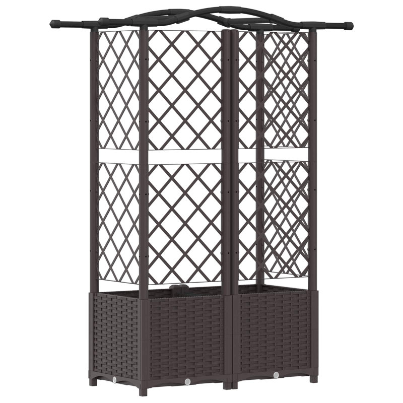 Planter, Brown, 141cm H x 122cm W x 40cm D