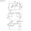 Lavabo de salle de bain mural Cube