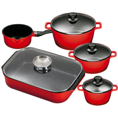 Topf-Set mit Deckel