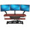 VersaDesk PowerPro Elite 40" Electric Standing Desk Converter with Push-Button Height Adjustment & USB Charging Port, Cherry