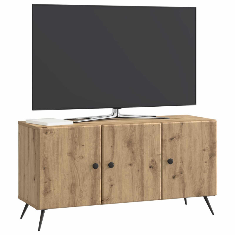 Unfinished TV Stand for TVs up to 43", Artisan Oak
