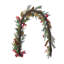 6FT Christmas Bell, Pinecone & Berry Bow Garland