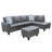 Jayzen 3 - Piece Vegan Sectional-1119954545-1094079078-1094079077