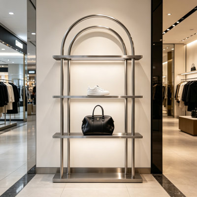 Multilayer Stainless Steel Storage Display Cases