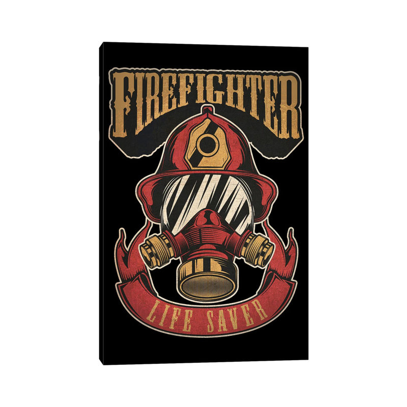 Firefighters IX by Gab Fernando - Wrapped Canvas Gallery-Wrapped Canvas Giclée, 101.6 cm H x 66.04 cm W x 3.175 cm D
