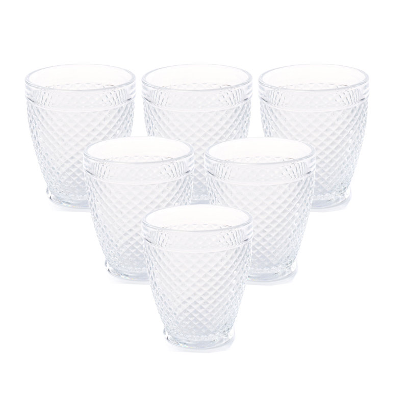 Rohit 12oz. Handmade Drinking Glass Set