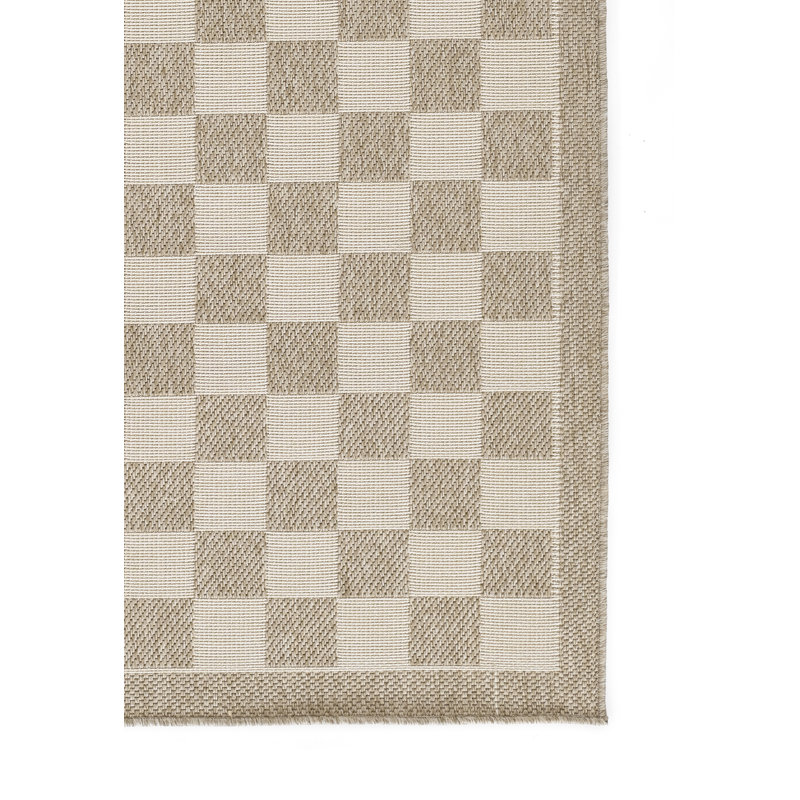Erin Gates by Momeni Saybrook Check Gray Indoor / Outdoor Area Rug, Rectangle 8' x 10', Gray