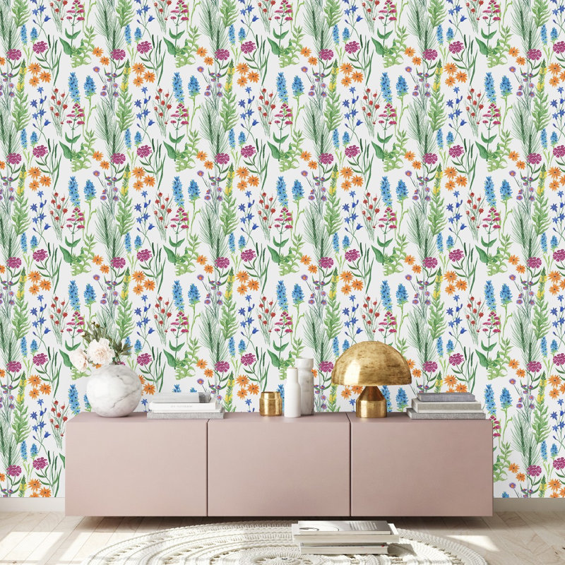 Panneau de papier peint L 10,4 pi x l 25 po Bahama