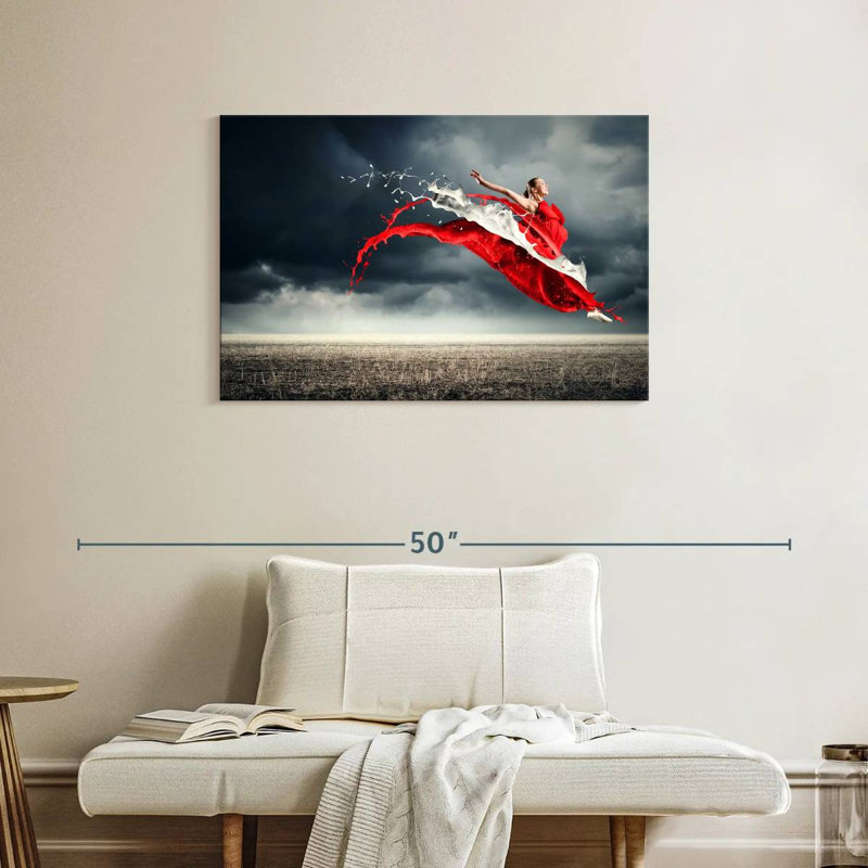 Enn Fluid Ballet Dance, 24" H x 36" W
