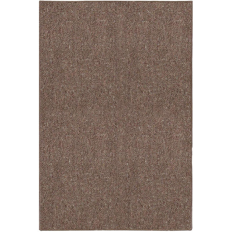 Tapis uni brun tissé à la machine, Rectangle 12 pi x 15 pi