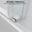 Porte de douche/baignoire coulissante double sans cadre CatalystAE 56" - 60" L x 66" H avec verre dépoli-114374184