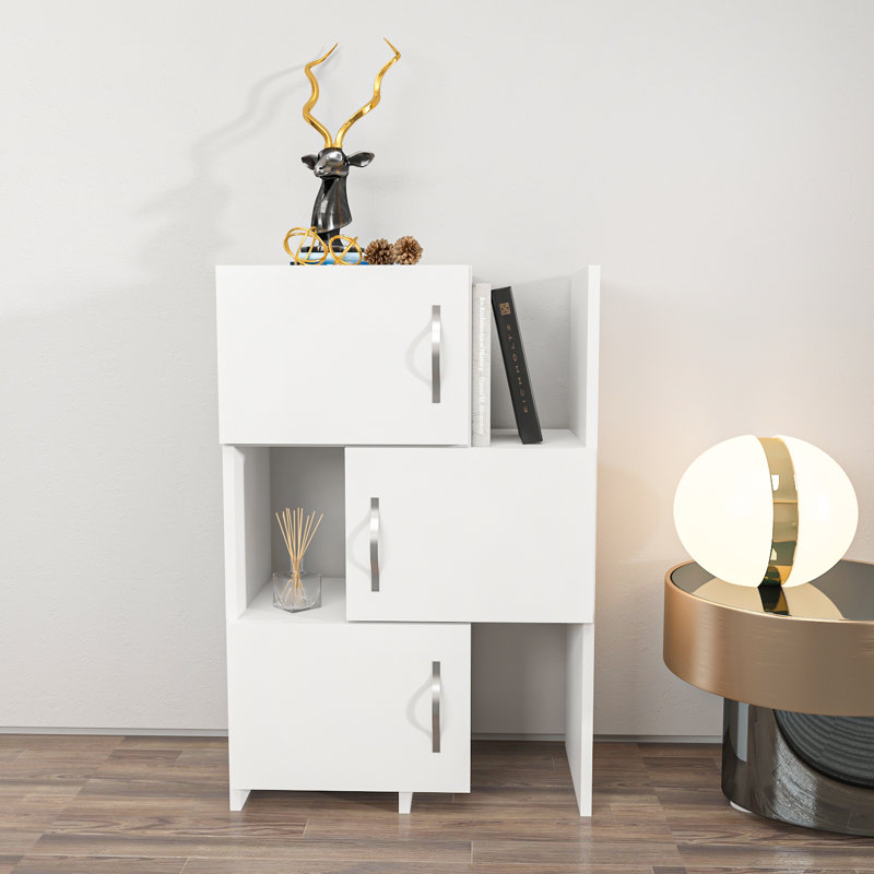 Anna 3 -Door 2 -Shelf Storage Cabinet