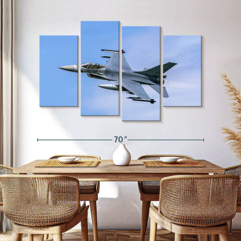 Mait Royal Netherlands Fighter Jet, 42" H x 68" W