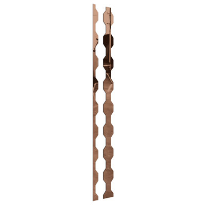 Pontiac Adjustable Acrylic Decorative Slat Wall Panel Kit (17-Pack)