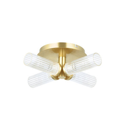 Ash 4-Light Semi Flush Mount
