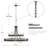 Jackeline 20 - Light 38" Matte Black Modern Luxury Crystal Chandelier For Dining Room Or Living Room-2074363061
