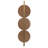 Wood Framed Round Wall Decor Mirror-1548645647