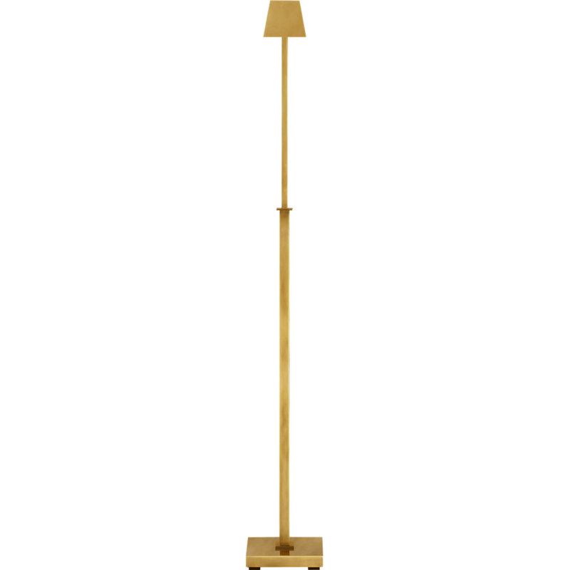 Adley Adjustable Pharmacy Floor Lamp, Hand-Rubbed Antique Brass