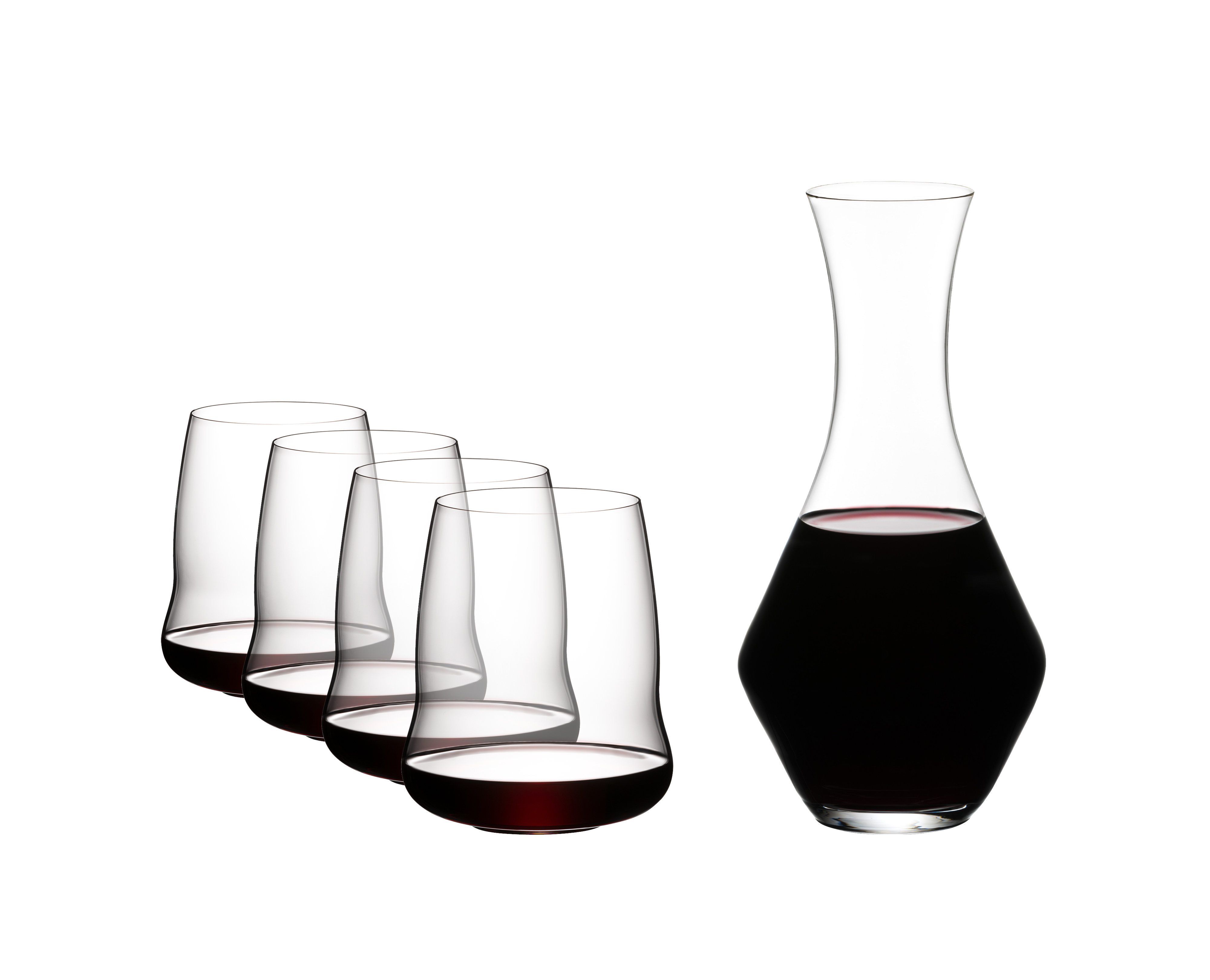 Riedel SL Stemless Wings Pinot Noir/Nebbiolo Wine Glass (4-Pk