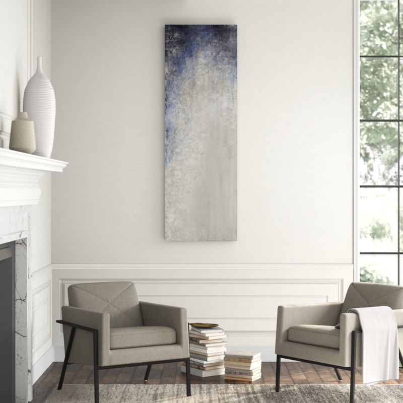 Blue Sprinkles I Print by Beverly Fuller, Hand Painting, 72" H x 24" W