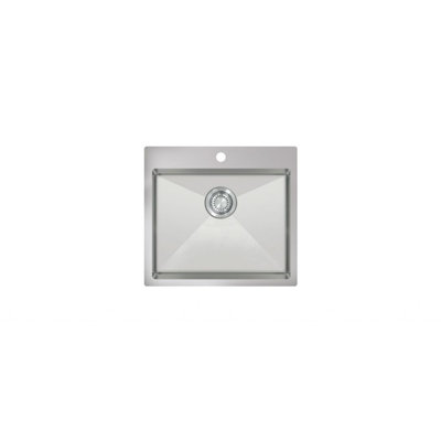 17 Stories 440mm W Single Bowl Stainless Steel Kitchen Sink