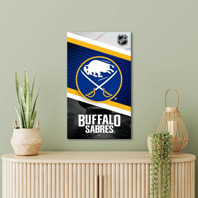 Calgary Flames Stretched Canvas Wall Art – Officially Licensed NHL Hockey Team Print – Ready to Hang