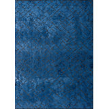 Rapture Blue Abstract Luxury Area Rug