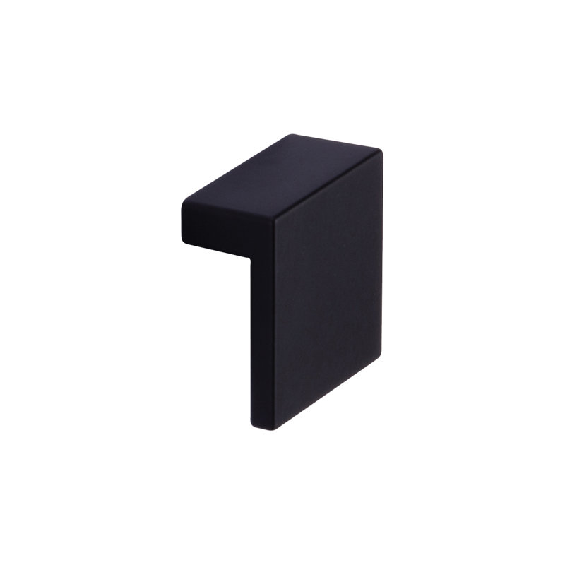 Poignée carrée surdimensionnée, 2 po, Noir mat