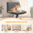 Wheeled Wide Seat Leisure Office Chair-96327777