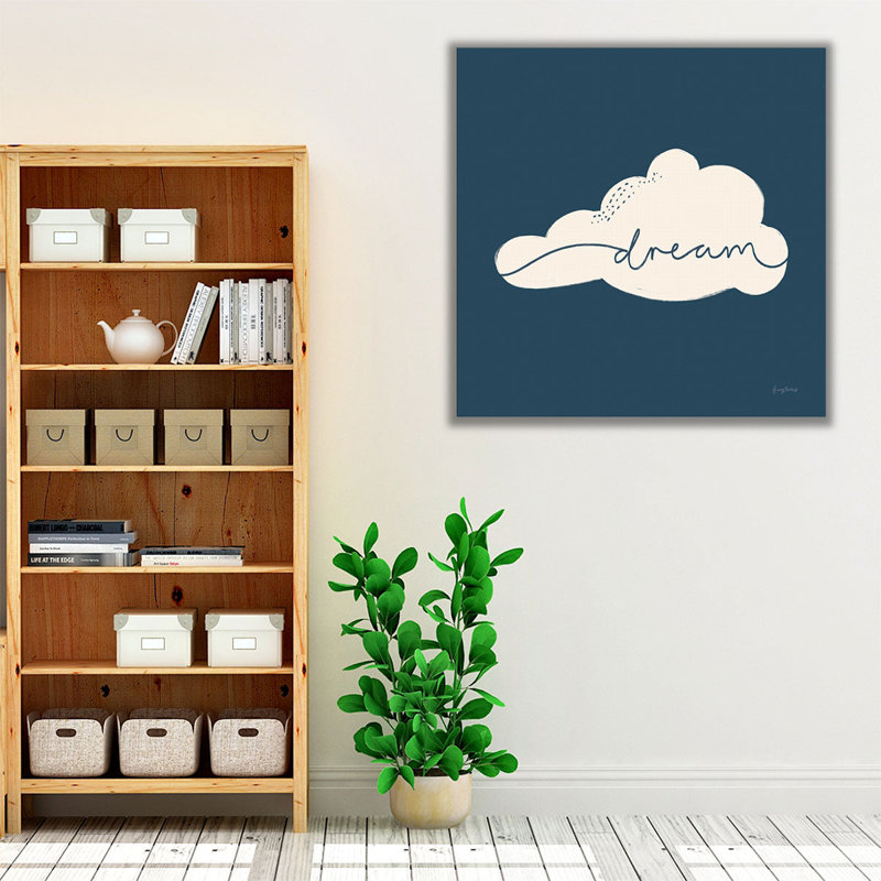 Peaceful V - reproduction d'art sur toile, H 16 po x l 16 po