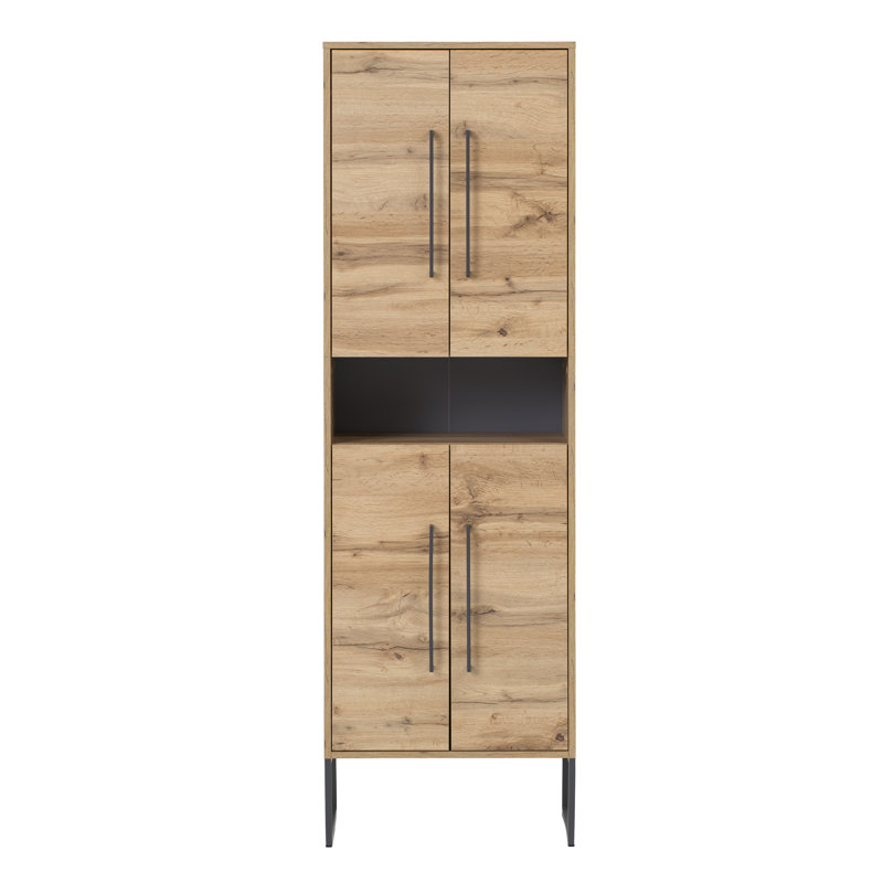 Alighiero 4 Door Manufactured Wood Wardrobe