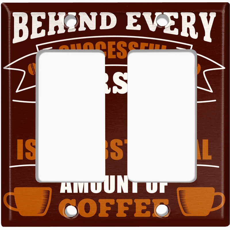Plaque murale berçante Be-Be-Every Coffee Coffee