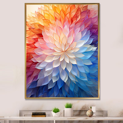 Multicolor Op Art Ethereal Kaleidoscope - Op Art Wall Decor
