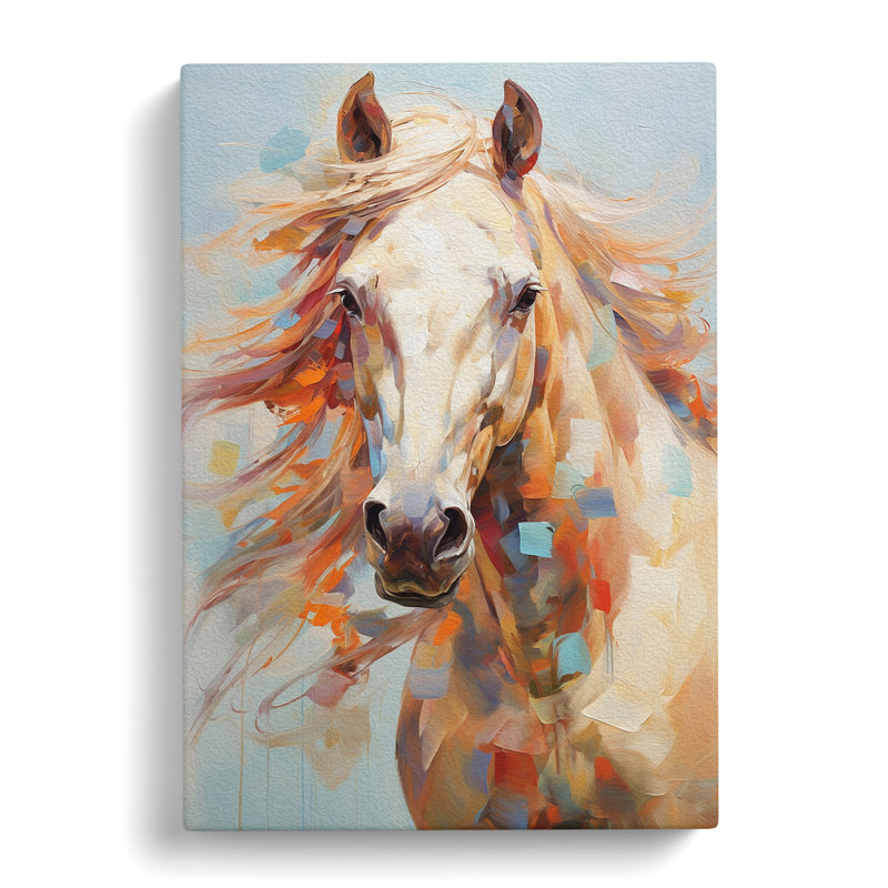Pony Impressionism - Wrapped Canvas, 76cm H x 50cm W x 3cm D