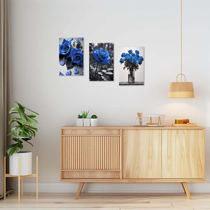 3 Piece Wrapped Canvas Wall Art