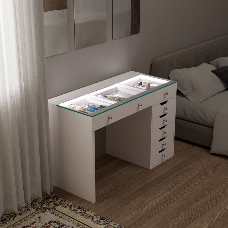 Nakeema Dressing Table with LED Lights