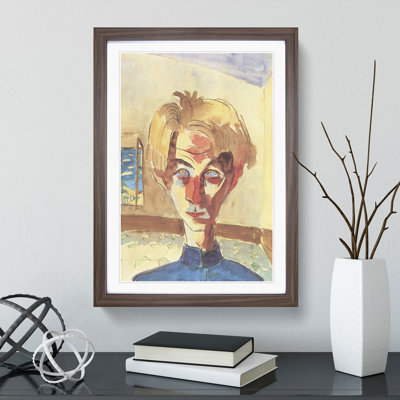 Self-Portrait Vol.1 by Walter Gramatte - Picture Frame Painting