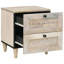 40cm W Solid Wood Bedside Table-1508804066