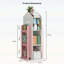 Bibliothèque rotative à 4 niveaux avec affichage à 360 °, durable et peu encombrante pour les chambres d'enfants et les espaces de vie-131663100